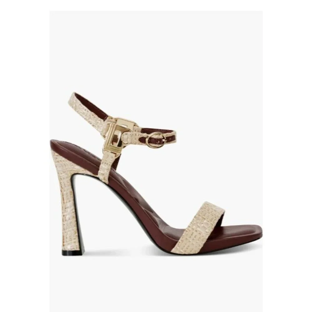 Karl Lagerfeld Womens CYBIL Ankle Strap Dressy Heels U.S 8.5 Medium (New)